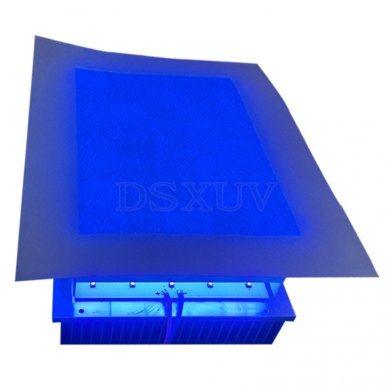 Композитный модуль для 3D-печати с линзами с равномерной фиолетовой освещенностью