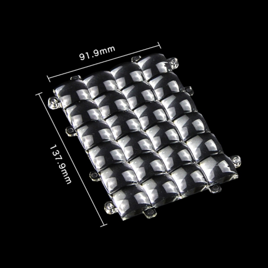 24 шт. 405 нм светодиодный объектив для 3D-принтера УФ светодиодный модуль параллельного источника света
